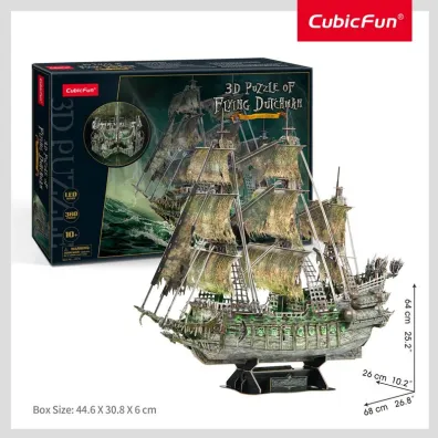 Puzzle 3D 360 el. Lataj�cy Holender LED Cubic Fun
