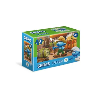 Puzzle mini 35 Smerfy Farmer z dyniami Dodo