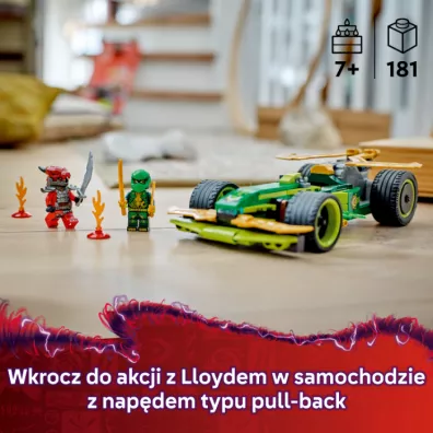 LEGO NINJAGO Samoch�d wy�cigowy Lloyda z nap�dem typu pull-back 71828