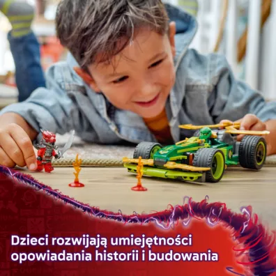 LEGO NINJAGO Samoch�d wy�cigowy Lloyda z nap�dem typu pull-back 71828