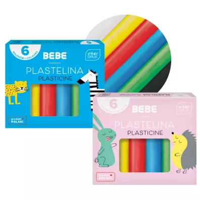 Interdruk Plastelina BEBE Friends 6 szt.