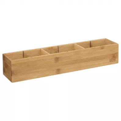 5five Simply Smart Bambusowy organizer do szuflady 38x8cm