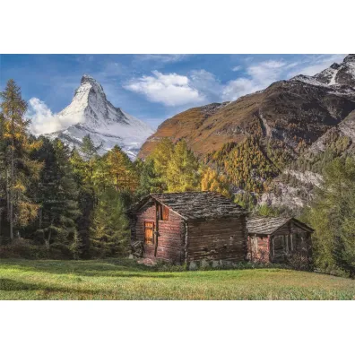 Puzzle 500 el. Charming Matterhorn Clementoni