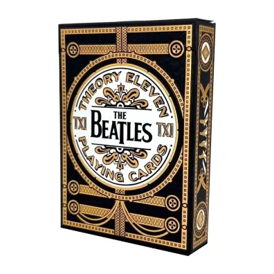 Karty do gry The Beatles, edycja specjalna, czarne