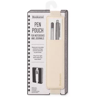 If Bookaroo Pen Pouch - uchwyt na d�ugopis be�owy