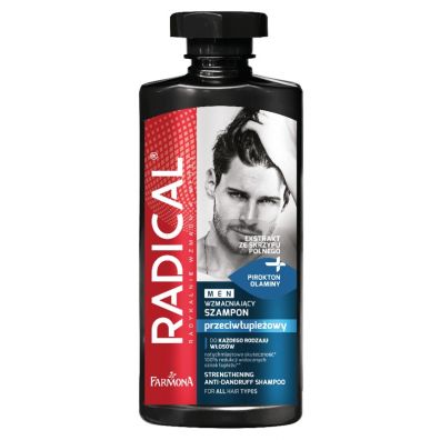 Farmona Radical Men Strengthening Anti Dandruff Shampoo wzmacniajcy szampon przeciwupieowy 400 ml