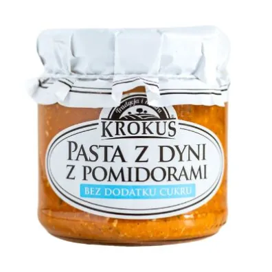 Krokus Pasta z dyni z pomidorami 180 g