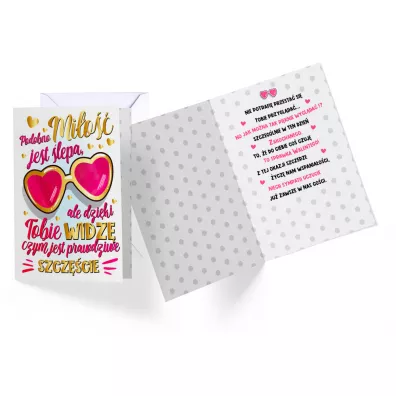 Kukartka Karnet B6 z kopert� Walentynki PASSION CARDS PR-215