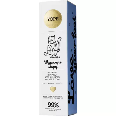 Yope Naturalny naprawczy krem ch�odz�cy do n�g i st�p Wypocz�te Stopy 75 ml