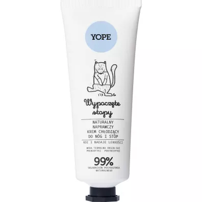 Yope Naturalny naprawczy krem ch�odz�cy do n�g i st�p Wypocz�te Stopy 75 ml