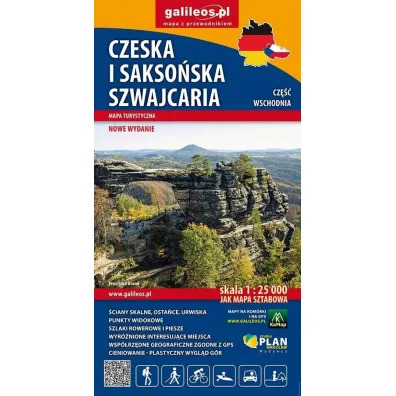 Czeska i Sakso�ska Szwajcaria - mapa 2025
