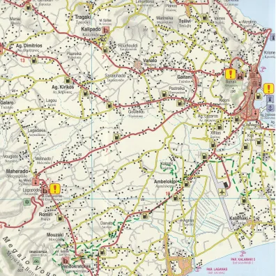 Zakintos mapa 1:50 000