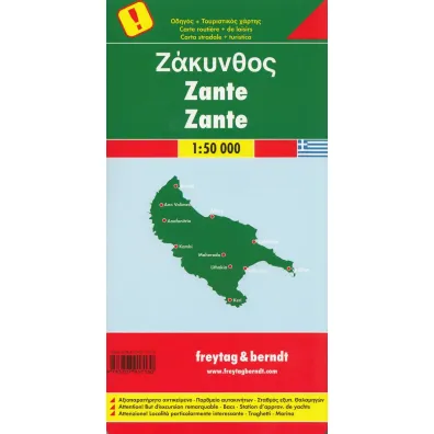 Zakintos mapa 1:50 000