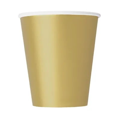Godan Kubeczki papierowe z�ote 270ml