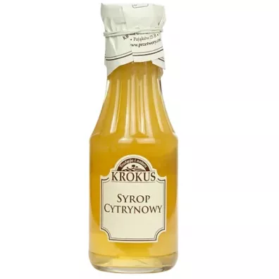 Krokus Syrop cytrynowy bezglutenowy 300 ml