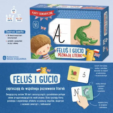 Felu� i Gucio poznaj� literki Nasza Ksi�garnia
