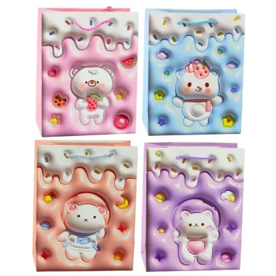 LeanToys Torebka prezentowa mix 23x18x10.5cm