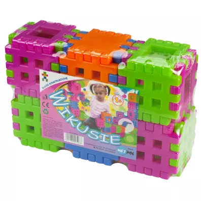 Klocki konstrukcyjne 36 el. Wikusie