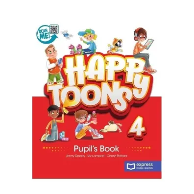 Happy Toons 4. Edycja mi�dzynarodowa. Pupil's Book + DigiBook - Jenny Dooley, Cheryl Pelteret, Viv Lambert