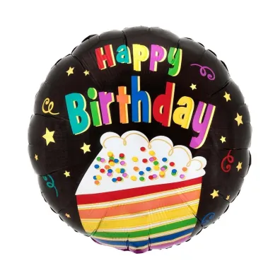Balon foliowy Rainbow cake