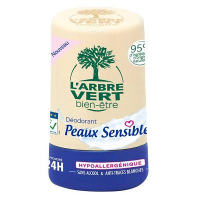 Larbre Vert Dezodorant w kulce Skóra Wrażliwa 50 ml