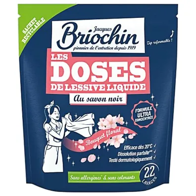 Briochin Kapsu�ki do prania uniwersalne kwiatowe na bazie szarego myd�a 22 szt.