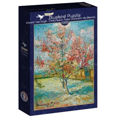 Puzzle 1000 el. R�owe drzewo brzoskwiniowe Van Gogh Bluebird Puzzle