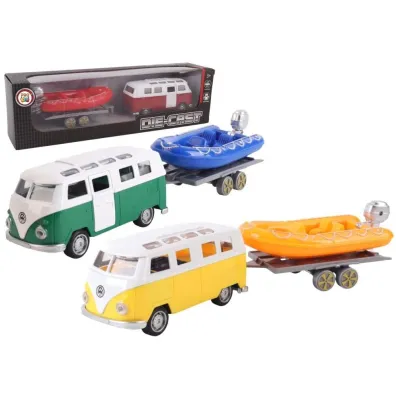 Samoch�d Van z przyczep� kempingow� metal no.1 mix Pro Kids