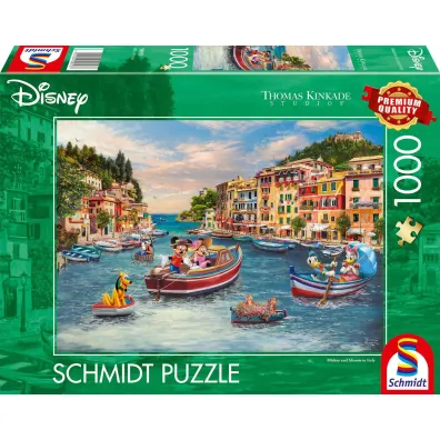 Puzzle 1000 Myszka Miki & Minnie wakacje (Disney) Schmidt