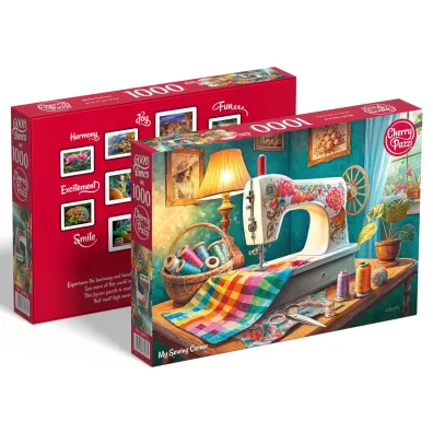 Puzzle 1000 el. My Sewing Corner CherryPazzi