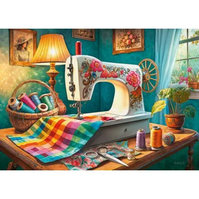 Puzzle 1000 el. My Sewing Corner CherryPazzi