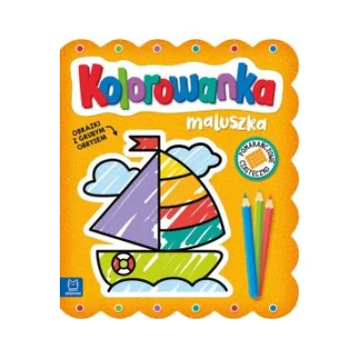 KOLOROWANKA MALUSZKA. OBRAZKI Z GRUBYM OBRYSEM. POMARA�CZOWE CIASTECZKO - Agnieszka Bator