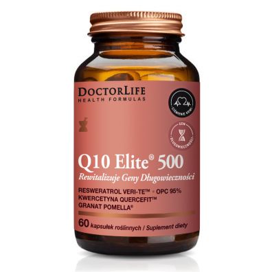 Doctor Life Q10 Elite 500 - suplement diety 60 kaps.