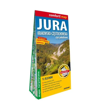 Jura Krakowsko-Cz�stochowska 2 cz. Po�udniowa mapa turystyczna 1:52 000 laminat 2024