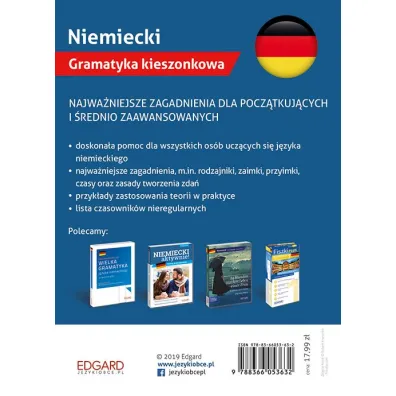 EDGARD. Niemiecki. Gramatyka kieszonkowa