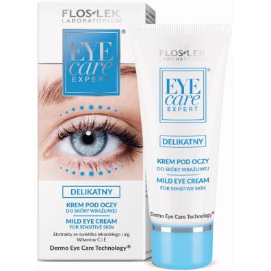 Floslek Eye Care Expert delikatny krem pod oczy do skóry wrażliwej 30 ml