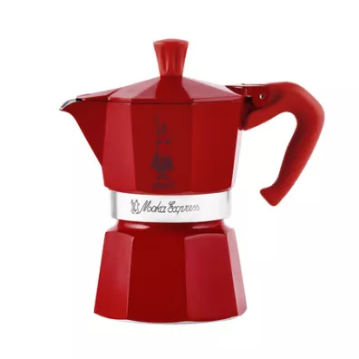 Bialetti Moka Express Winter Wonderland 3tz Czerwona 130 ml