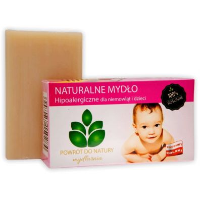 Mydlarnia Powrt do Natury Rolinne mydo hipoalergiczne dla niemowlt i dzieci 100 g