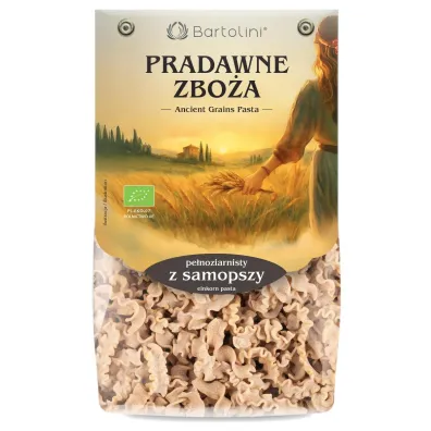 Bartolini Makaron z samopszy pe�noziarnisty - fala 250 g Bio