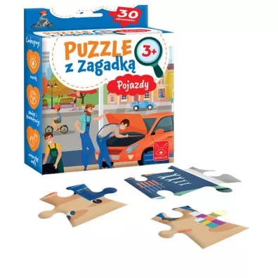 Puzzle z Zagadk. Pojazdy 3+ Kangur