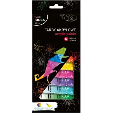 Derform Farby akrylowe 12x12ml