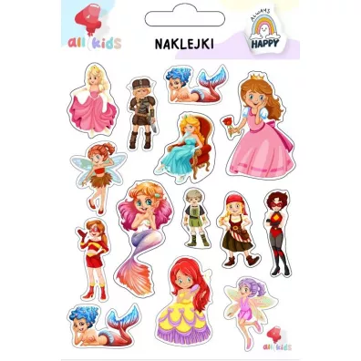 All4Kids Naklejki dla dzieci Ksi�niczki i kr�lewny