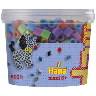 Koraliki Maxi w pojemniku 600el Hama