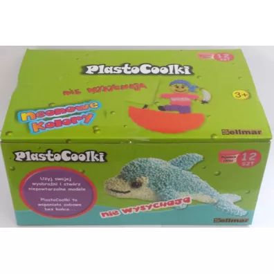 Abino PlastoCoolki neonowe 12 szt.