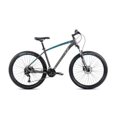 Romet Rower g�rski RAMBLER R7.4 2024 grafitowo-srebrno-turkusowy 18 M