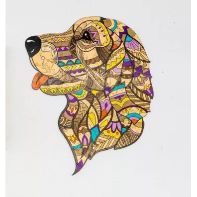 Puzzle drewniane eko 67 el. Wierny Sirko A4 PuzzleOK