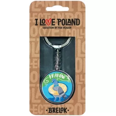 Pan Dragon Brelok I love Poland Krak�w ILP-BRE-A-KRA-09