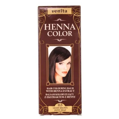 Venita Henna Color balsam koloryzuj�cy z ekstraktem z henny 113 Jasny Br�z 75 ml