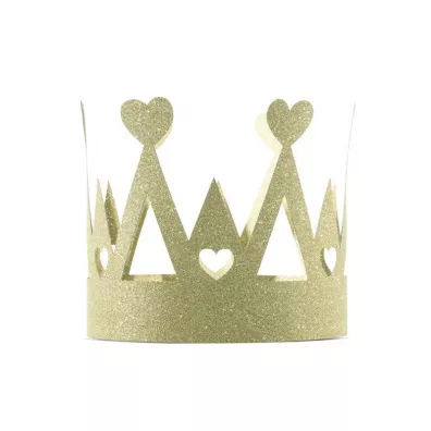 PartyDeco Korona Sweet Love z�oty