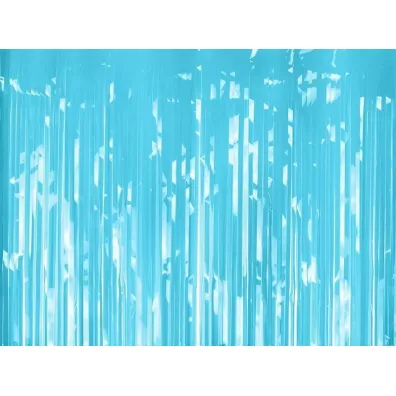 PartyDeco Kurtyna party jasny b��kit 100x200cm